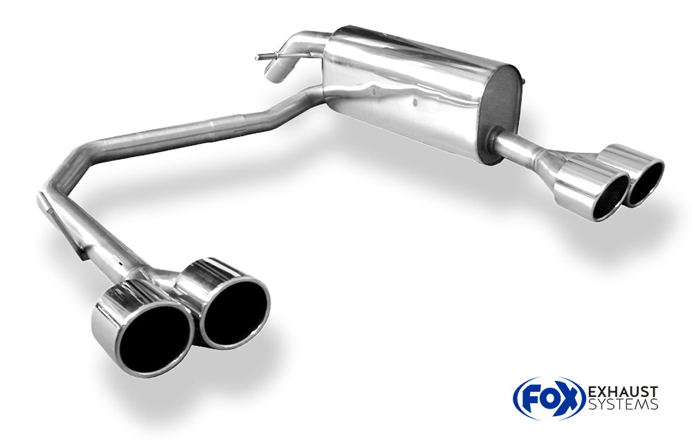 Fox passend fürPeugeot 208 GTI Endschalldämpfer Ausgang rechts/links - 2x90 Typ 16 rechts/links