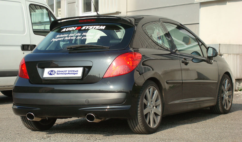 Fox passend fürPeugeot 207/ 207 SW/ 208 Endschalldämpfer Ausgang rechts/links - 115x85 Typ 32 rechts/links