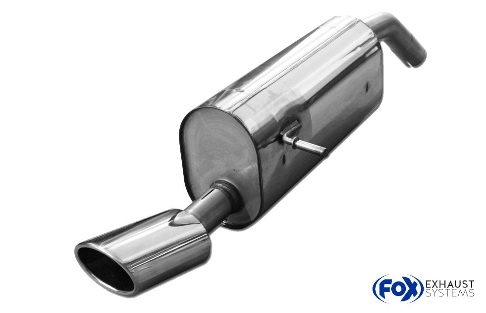 Fox passend fürPeugeot 207/ 207cc/ 208 Endschalldämpfer einseitig - 115x85 Typ 32