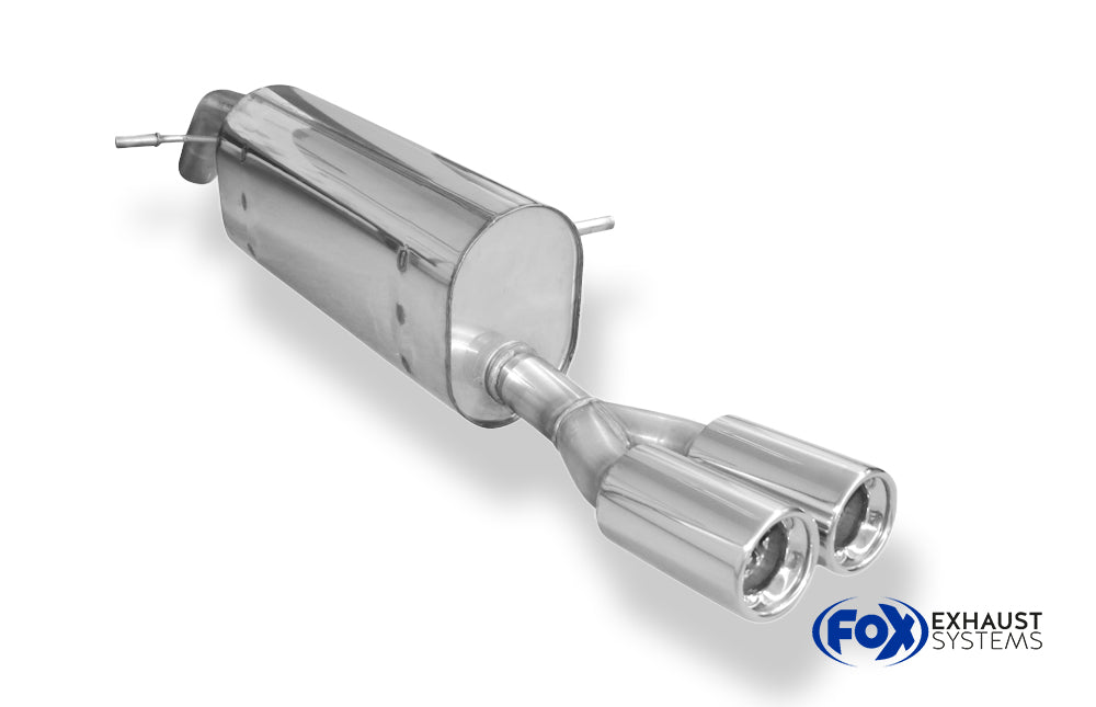 Fox passend fürPeugeot 207 SW Endschalldämpfer einseitig - 2x80 Typ 13