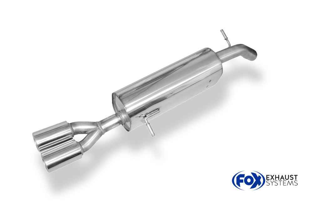 Fox passend fürPeugeot 207 SW Endschalldämpfer einseitig - 2x80 Typ 13