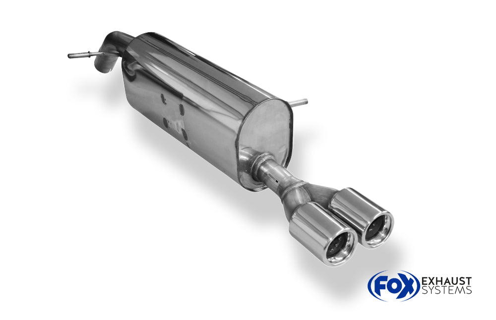 Fox passend für Peugeot 208 GTI Endschalldämpfer - 2x76 Typ 13