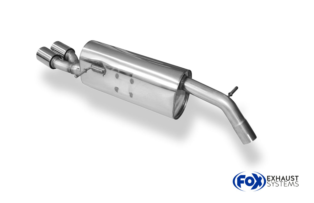 Fox passend fürPeugeot 208 GTI Endschalldämpfer - 2x76 Typ 13