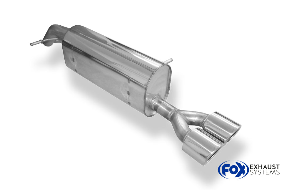 Fox passend für Peugeot 208 GTI Endschalldämpfer - 2x90 Typ 16