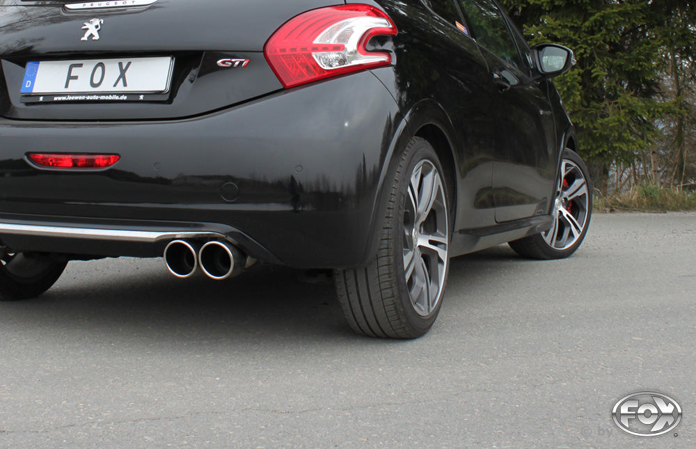 Fox passend fürPeugeot 208 GTI Endschalldämpfer - 2x90 Typ 16