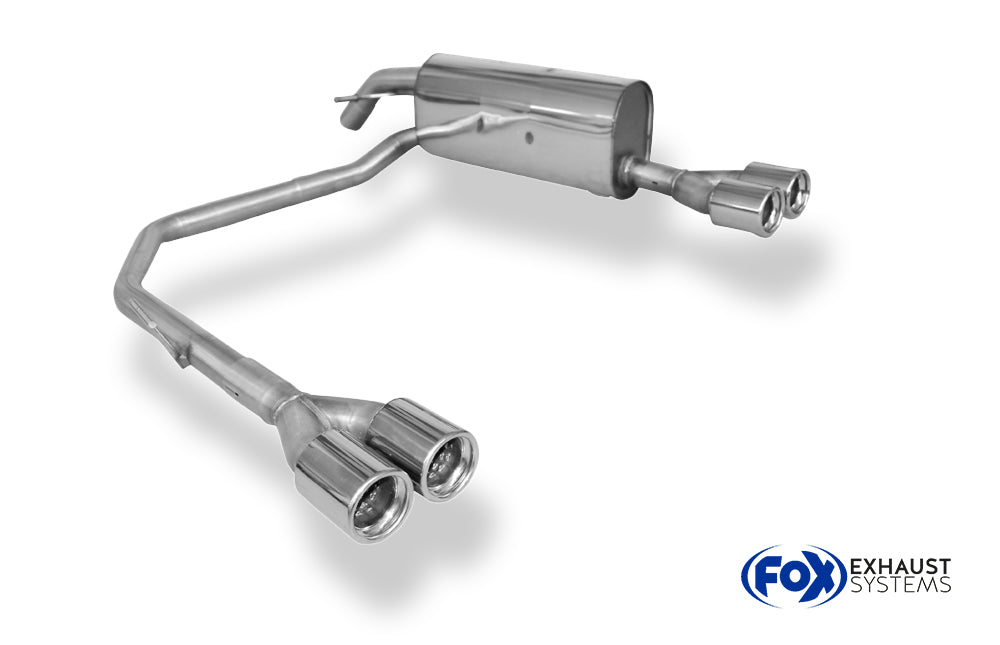 Fox passend fürPeugeot 208 GTI Endschalldämpfer Ausgang rechts/links - 2x76 Typ 13 rechts/links