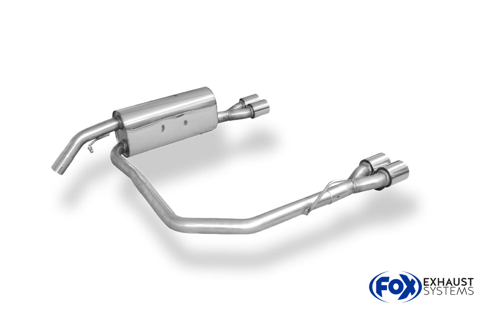 Fox passend fürPeugeot 208 GTI Endschalldämpfer Ausgang rechts/links - 2x76 Typ 13 rechts/links