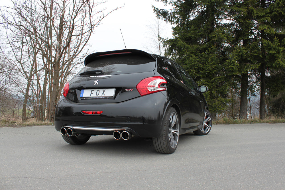 Fox passend für Peugeot 208 GTI Endschalldämpfer Ausgang rechts/links - 2x90 Typ 16 rechts/links
