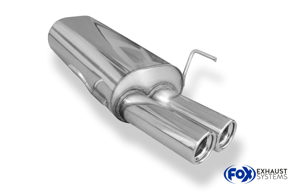 Fox passend fürPeugeot 306 Limousine Endschalldämpfer - 2x76 Typ 13