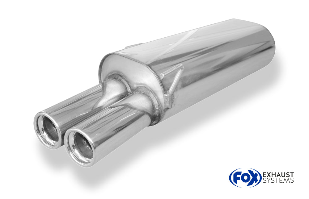 Fox passend für Peugeot 306 Limousine Endschalldämpfer - 2x76 Typ 13