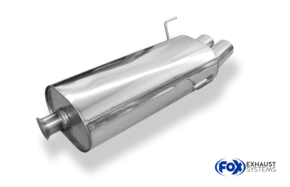 Fox passend fürPeugeot 306 Limousine Endschalldämpfer - 2x76 Typ 13