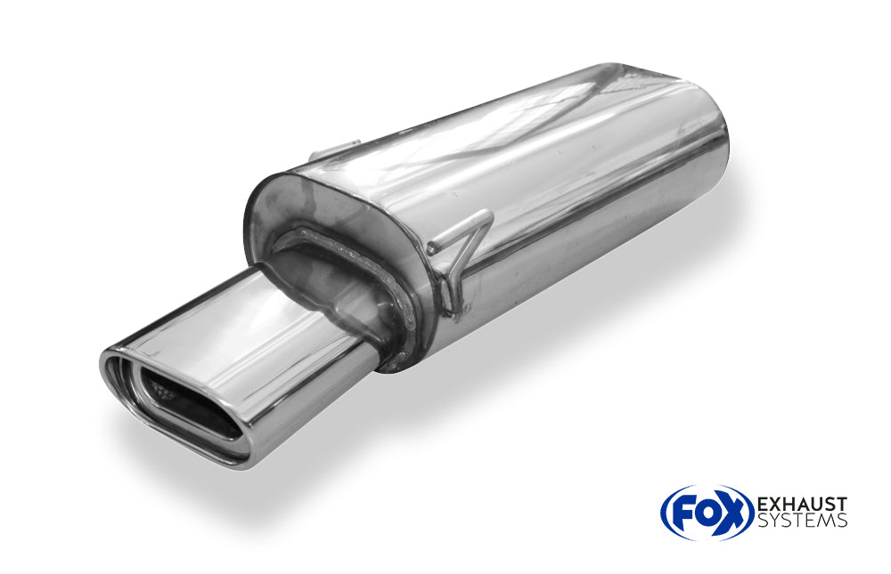 Fox passend fürPeugeot 306 Limousine Endschalldämpfer - 135x80 Typ 53