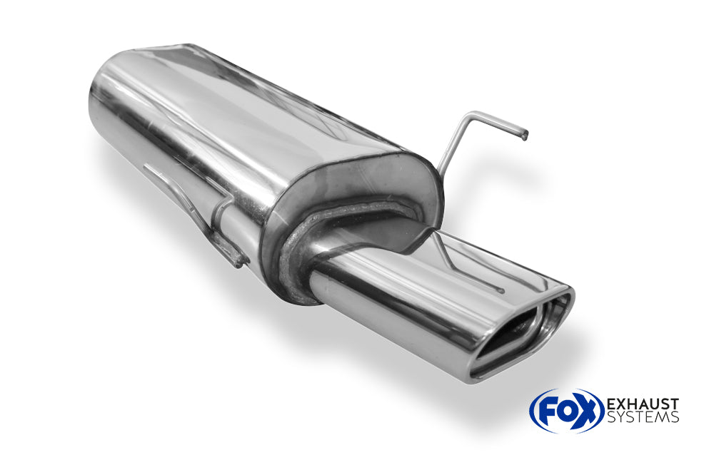 Fox passend für Peugeot 306 Limousine Endschalldämpfer - 135x80 Typ 53