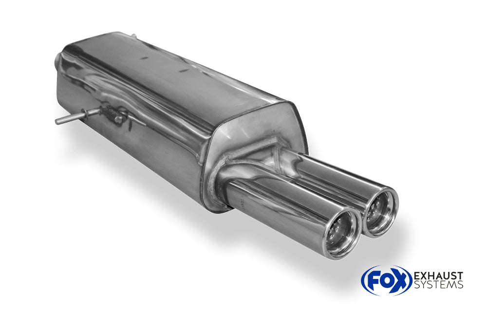 Fox passend fürPeugeot 307 Endschalldämpfer - 2x76 Typ 13
