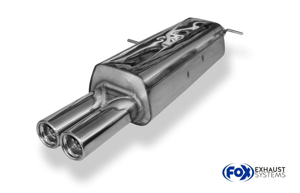 Fox passend für Peugeot 307 Endschalldämpfer - 2x76 Typ 13