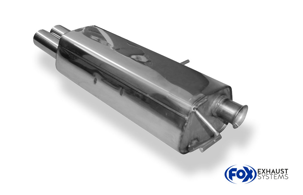 Fox passend fürPeugeot 307 Endschalldämpfer - 2x76 Typ 13