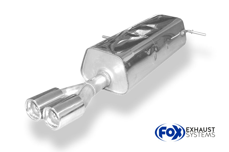 Fox passend fürPeugeot 307 Break/ SW - 2,0l Endschalldämpfer - 2x76 Typ 13