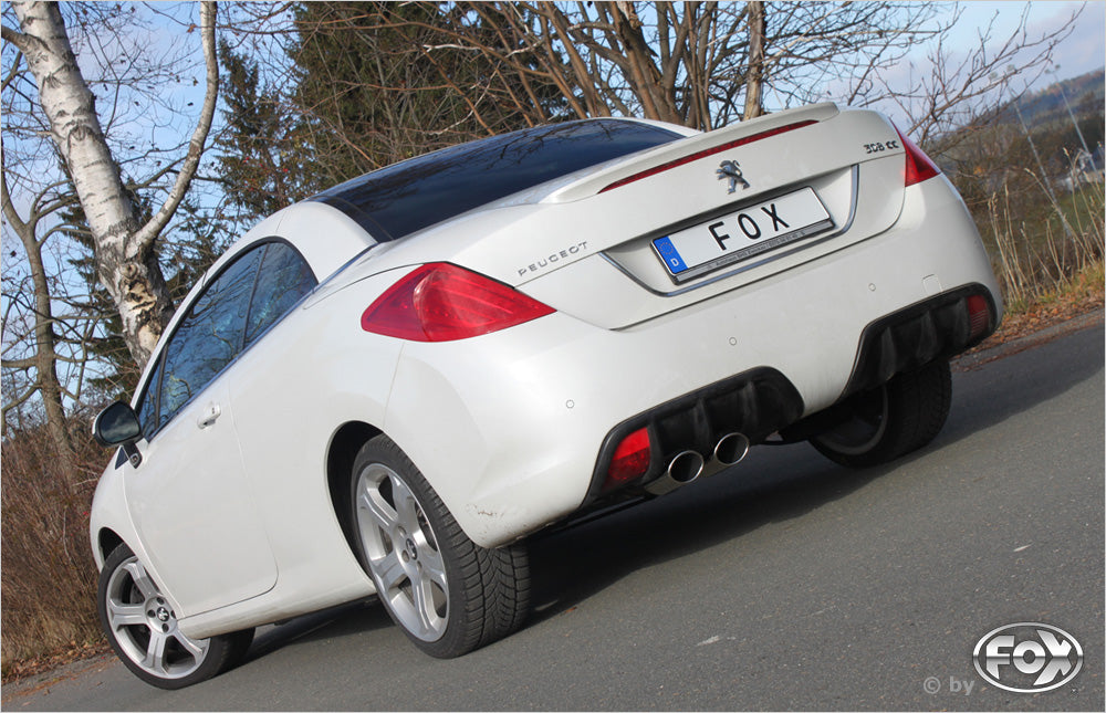 Fox passend fürPeugeot 308cc Endschalldämpfer - 2x106x71 Typ 32