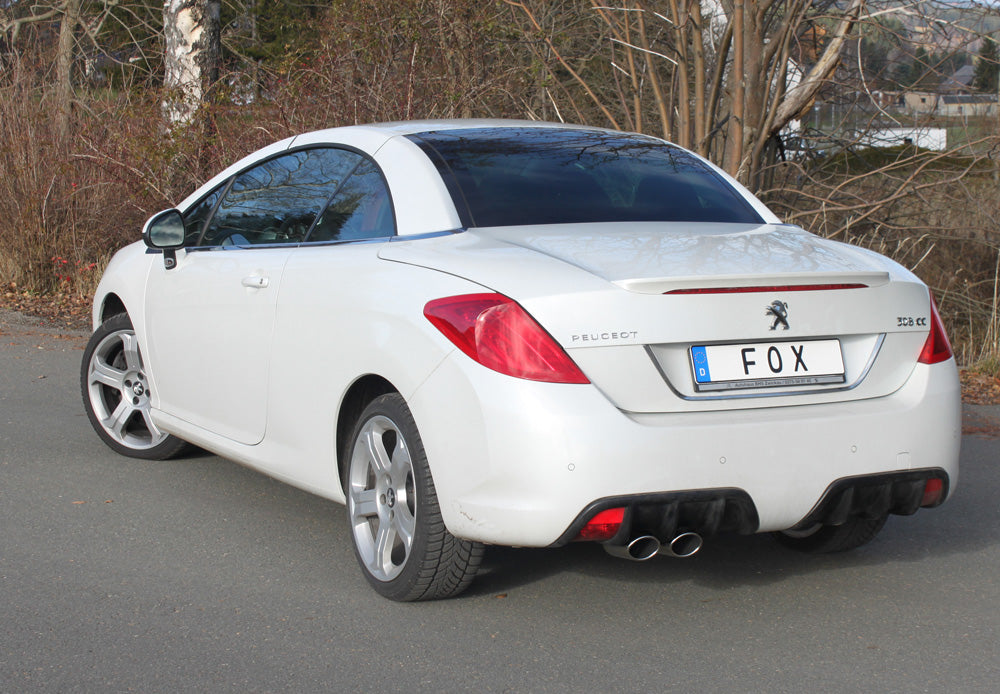 Fox passend fürPeugeot 308cc Endschalldämpfer - 2x106x71 Typ 32