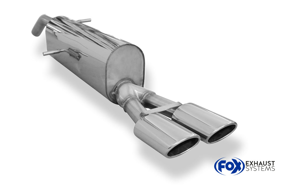 Fox passend für Peugeot 308cc Endschalldämpfer - 2x106x71 Typ 32
