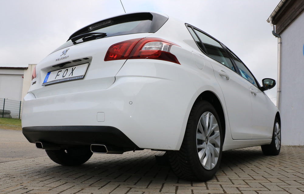 Fox passend fürPeugeot 308 II Endschalldämpfer Ausgang rechts/links - 145x65 Typ 59 rechts/links