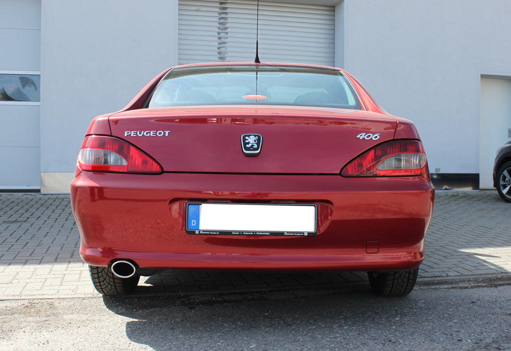 Fox passend fürPeugeot 406 Limousine/ Coupe Endschalldämpfer - 106x71 Typ 38