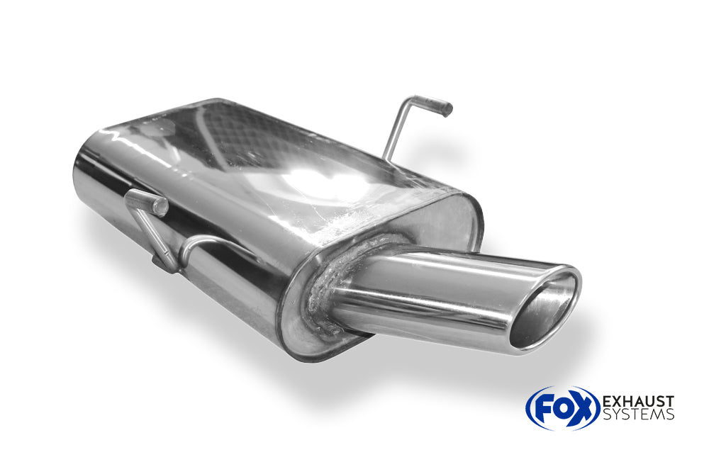 Fox passend fürPeugeot 406 Limousine/ Coupe Endschalldämpfer - 106x71 Typ 38