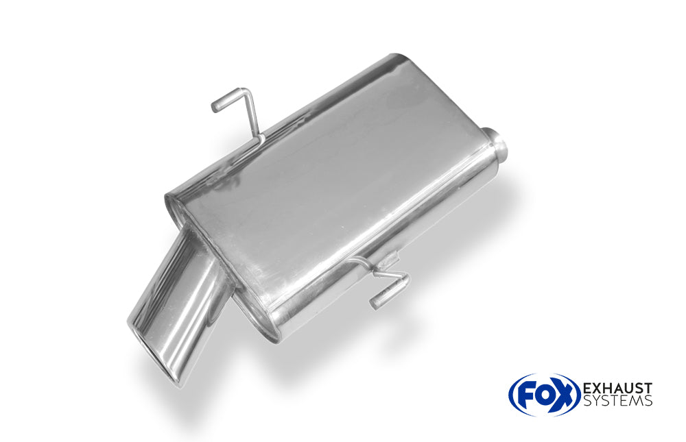 Fox passend fürPeugeot 406 Limousine/ Coupe Endschalldämpfer - 106x71 Typ 38
