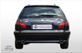 Fox passend für Peugeot 406 Break Endschalldämpfer Ausgang rechts/links - 93x79 Typ 71 rechts/links