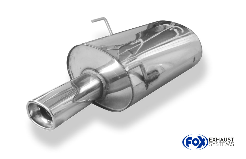 Fox passend fürPeugeot 406 Break Endschalldämpfer - 93x79 Typ 71