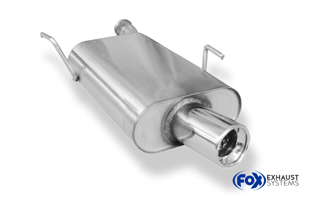 Fox passend fürPeugeot 406 Break Endschalldämpfer - 1x90 Typ 13