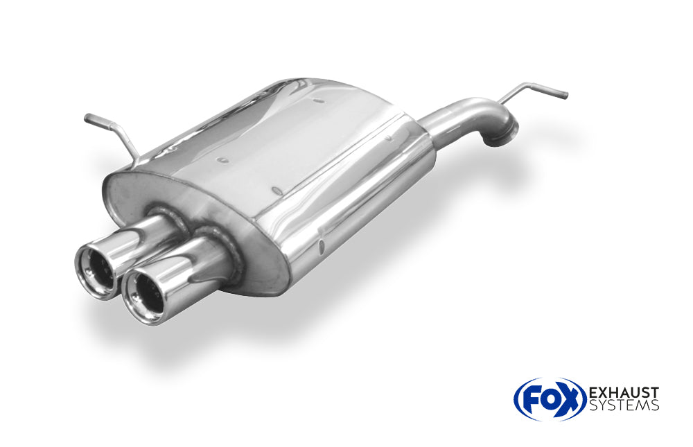 Fox passend fürPeugeot 407 - 2,2l 16V Endschalldämpfer - 2x80 Typ 13