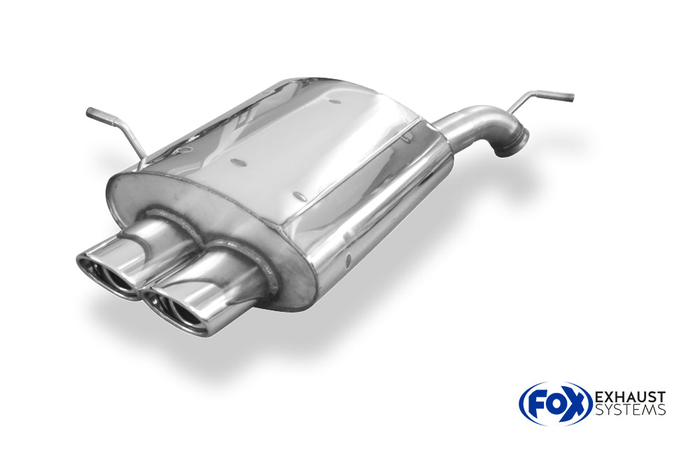 Fox passend fürPeugeot 407 - 2,2l 16V Endschalldämpfer - 2x106x71 Typ 33