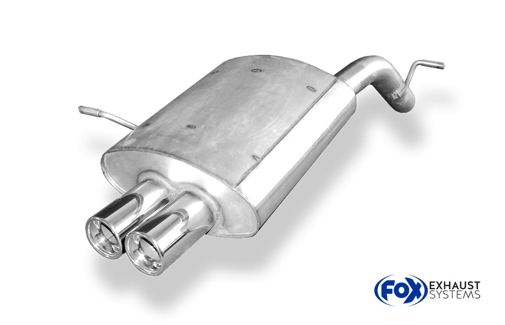 Fox passend fürPeugeot 407 - 2,0l 16V Endschalldämpfer - 2x80 Typ 13