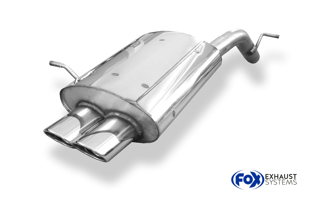 Fox passend fürPeugeot 407 - 2,0l 16V Endschalldämpfer - 2x106x71 Typ 33
