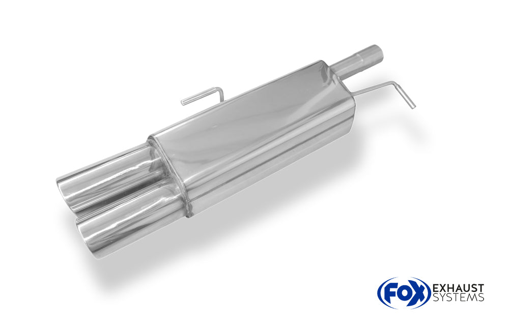 Fox passend für Peugeot RCZ Endschalldämpfer einseitig - 2x100 Typ 16