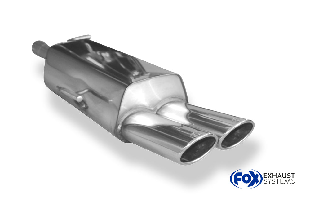 Fox passend für Peugeot RCZ Endschalldämpfer einseitig - 2x106x71 Typ 32