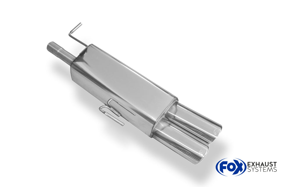 Fox passend fürCitroen C4 - B7 Endschalldämpfer - 2x106x71 Typ 32
