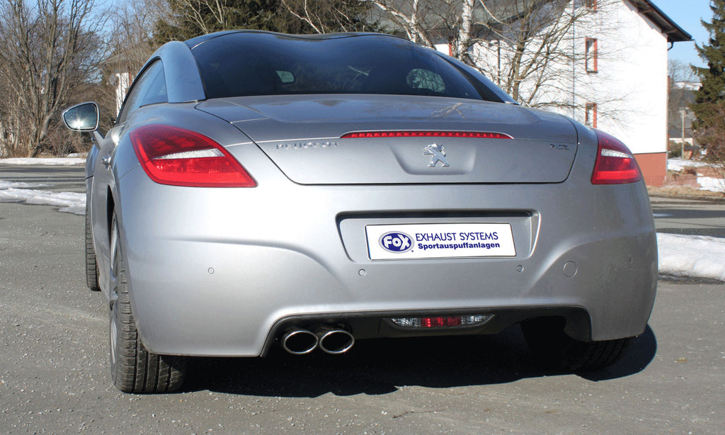 Fox passend fürPeugeot RCZ Endschalldämpfer einseitig - 2x106x71 Typ 32