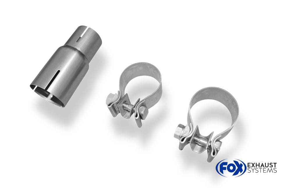 Fox passend fürPeugeot RCZ Endschalldämpfer einseitig - 2x106x71 Typ 32
