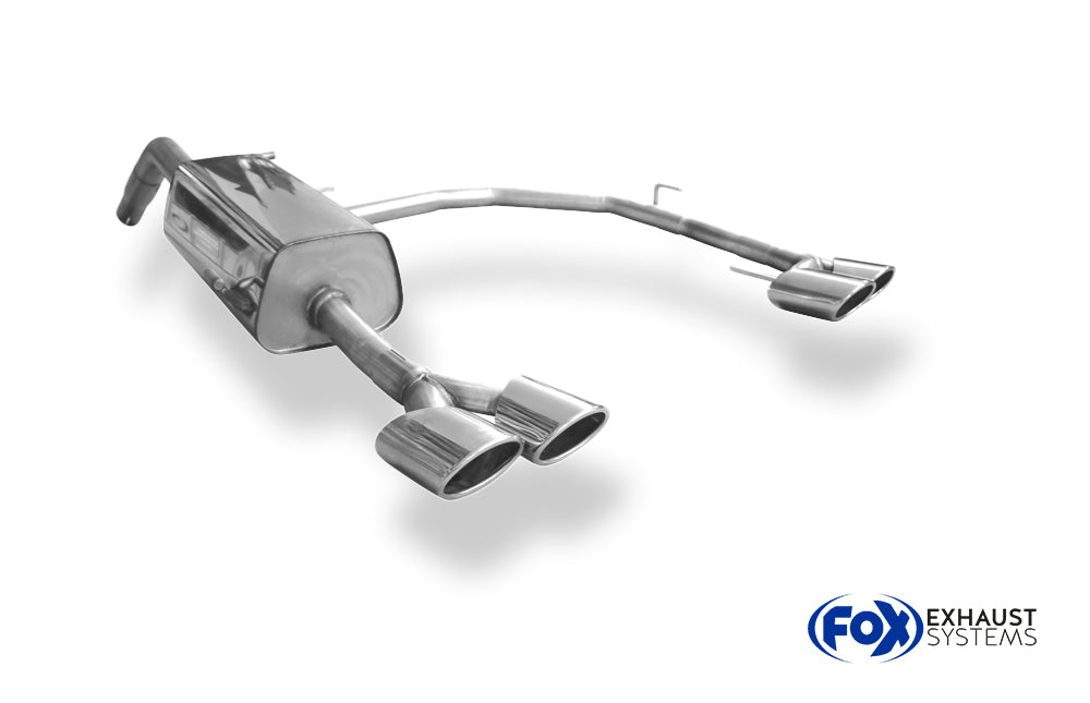 Fox passend fürPeugeot RCZ Endschalldämpfer  rechts/ links - 2x106x71 Typ 32 rechts/links