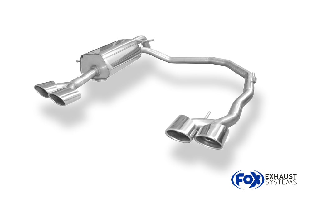 Fox passend für Peugeot RCZ Endschalldämpfer  rechts/ links - 2x106x71 Typ 32 rechts/links