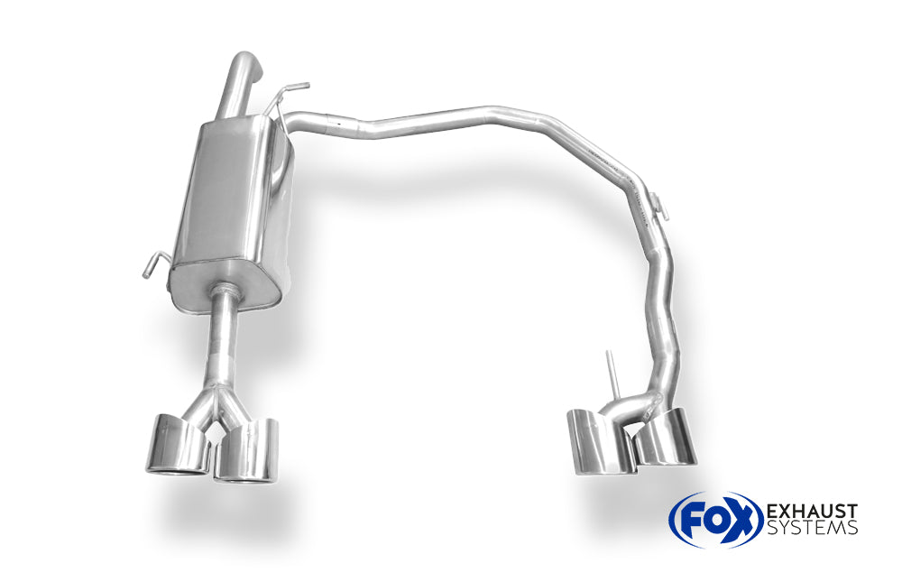 Fox passend fürPeugeot RCZ Endschalldämpfer  rechts/ links - 2x106x71 Typ 32 rechts/links