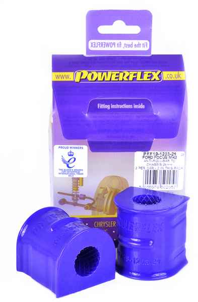 Powerflex Road Series passend für Ford Focus MK2 RS Stabilisator zum Fahrgestell vorne 24mm