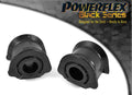 Powerflex Black Series  passend für Ford Escort Mk3 & 4, XR3i, Orion All Types (1980-1990) Stabilisator vorne an Fahrgestell 22mm