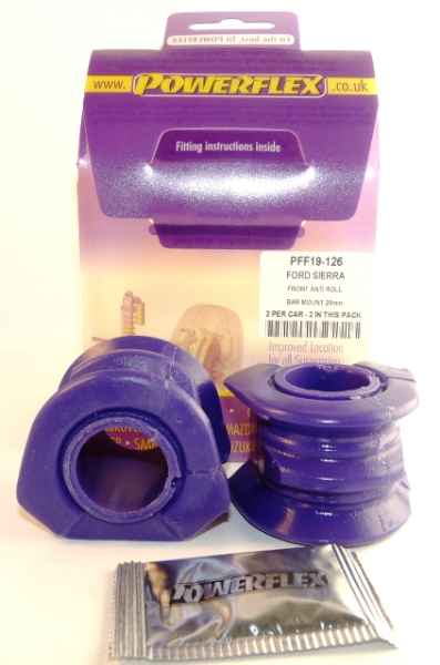 Powerflex Road Series passend für Ford Sierra XR4i (1983-1985), XR4x4 (1985-1992) Stabilisator vorne an Fahrgestell 26mm