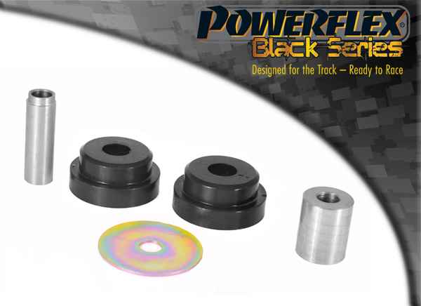 Powerflex Black Series  passend für Ford Fiesta Mk6 inc ST (2002-2008) Motoraufnahme klein oval 25 mm