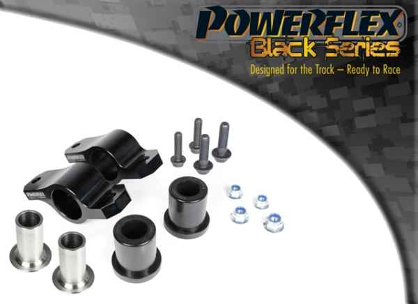 Powerflex Black Series  passend für Ford Focus Mk1 ST vorderer Querlenker hinten, Nachlaufeinstellung