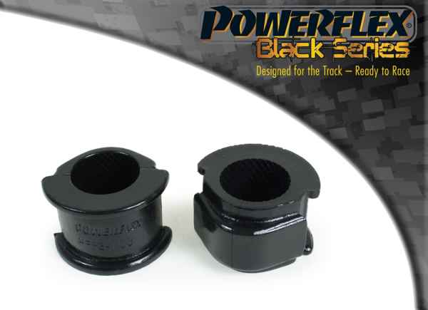 Powerflex Black Series  passend für Audi 80, 90 Quattro inc Avant (1992-1996), S2 inc Avant B4, RS2 B4 (1994-1996) Stabilisator vorne innen an Fahrgestell 27mm