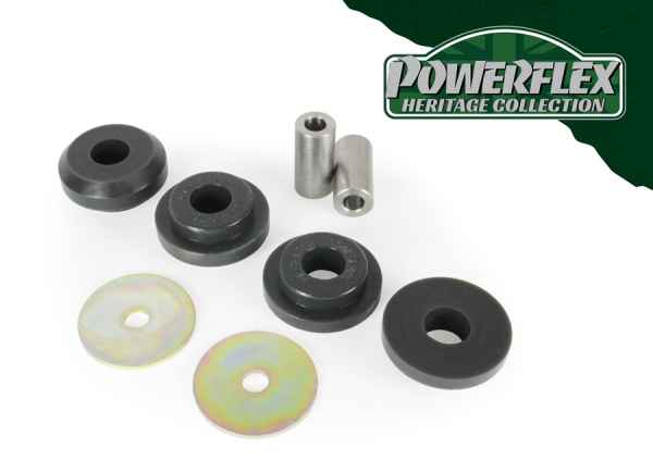 Powerflex Heritage Series passend für Audi Coupe Quattro (1985-1991) Quattro (1980-1991) Quattro Sport (1984-1985) Fahrschemel Aufnahme VA hintere Buchse 10mm